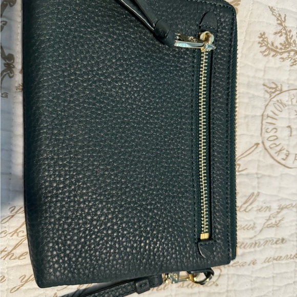 Euc Tory Burch Green Robinson wristlet - Picture 7 of 7